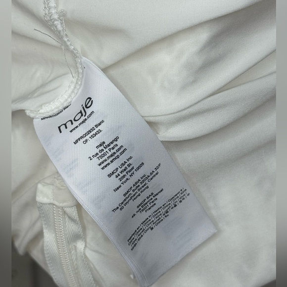 Maje White Floral Maxi Dress – NWT, Size T42 - Picture 10 of 17